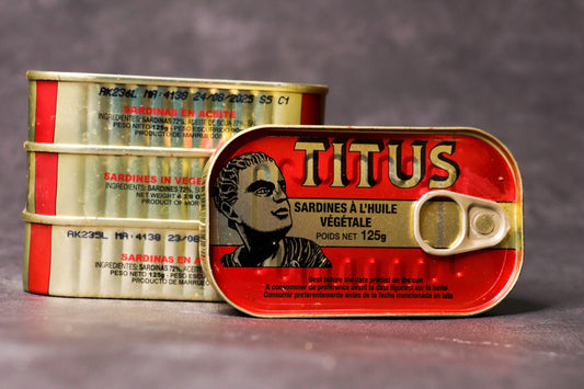 Titus Sardines pack of 5 ( 5x 124g)